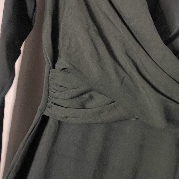 SUSANA MONACO x REVOLVE Caviar Green   Mock neck Mini Dress Grunge Whimsigoth XS - Picture 9 of 10